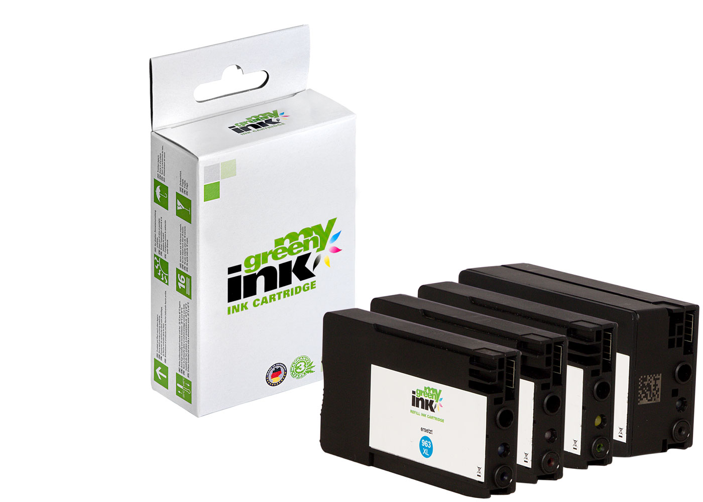 Refill ink cartridge for HP OfficeJet Pro 9010/9012 a. o.