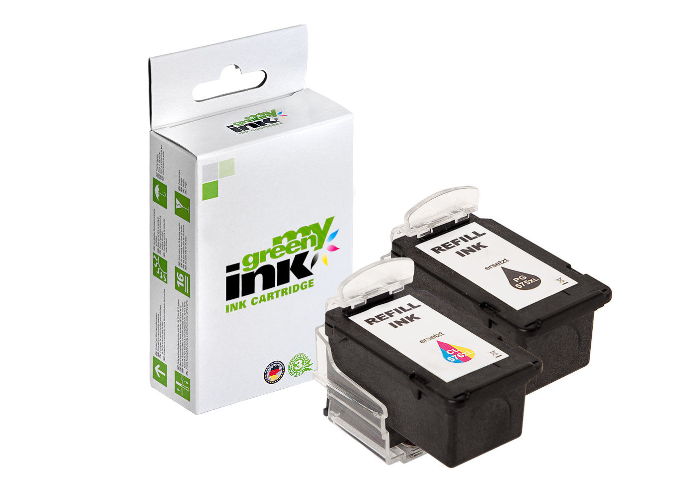 Refill Tintenpatronen passend für Canon Pixma TR 4750, TS 3550 u. a.